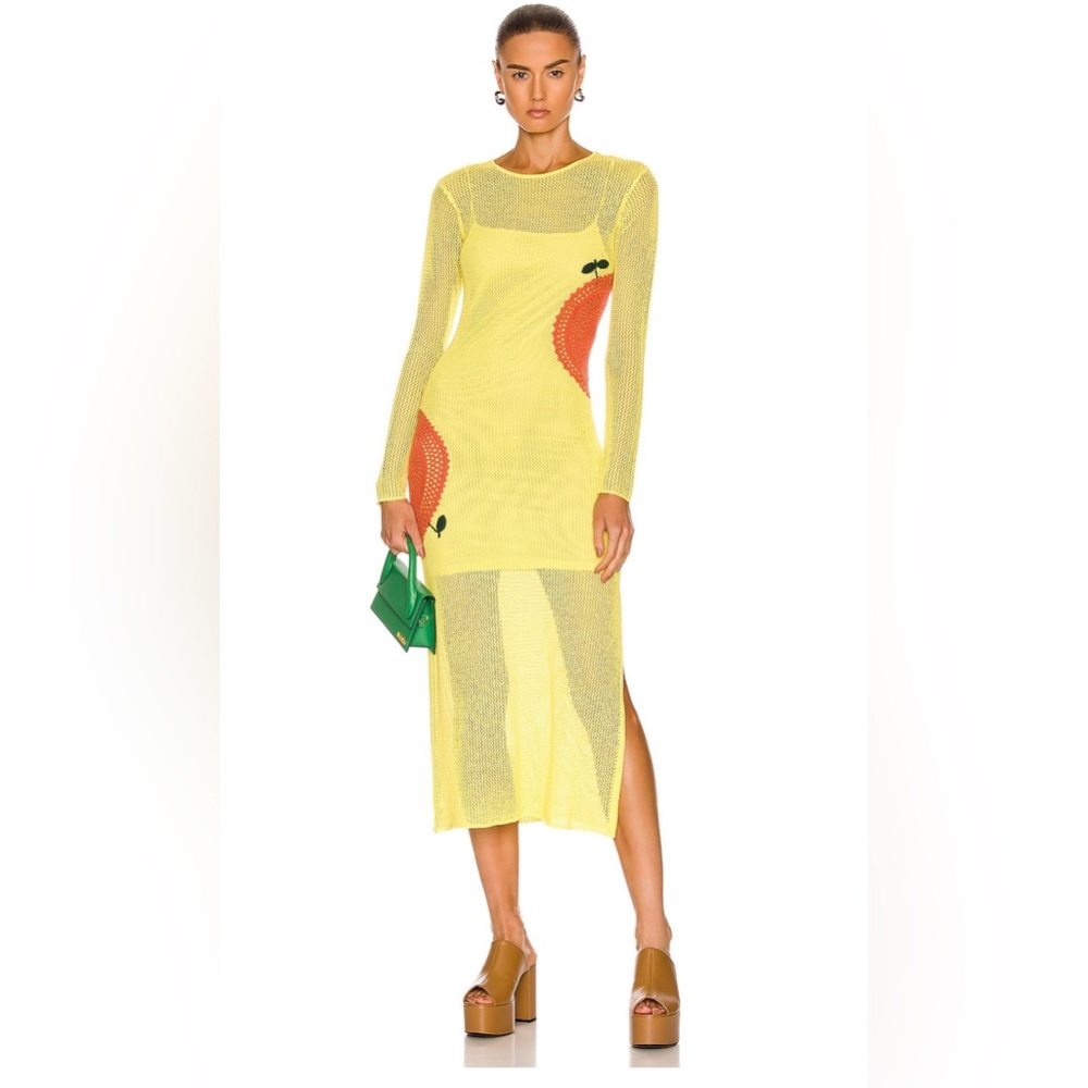 STAUD Tulipano Dress in Yellow
